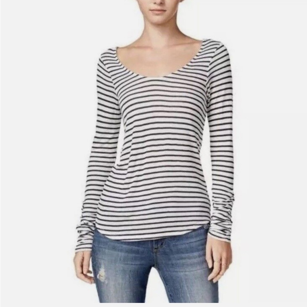 Chelsea Sky Montrose Striped Open-Back
Top Size L New With Tag